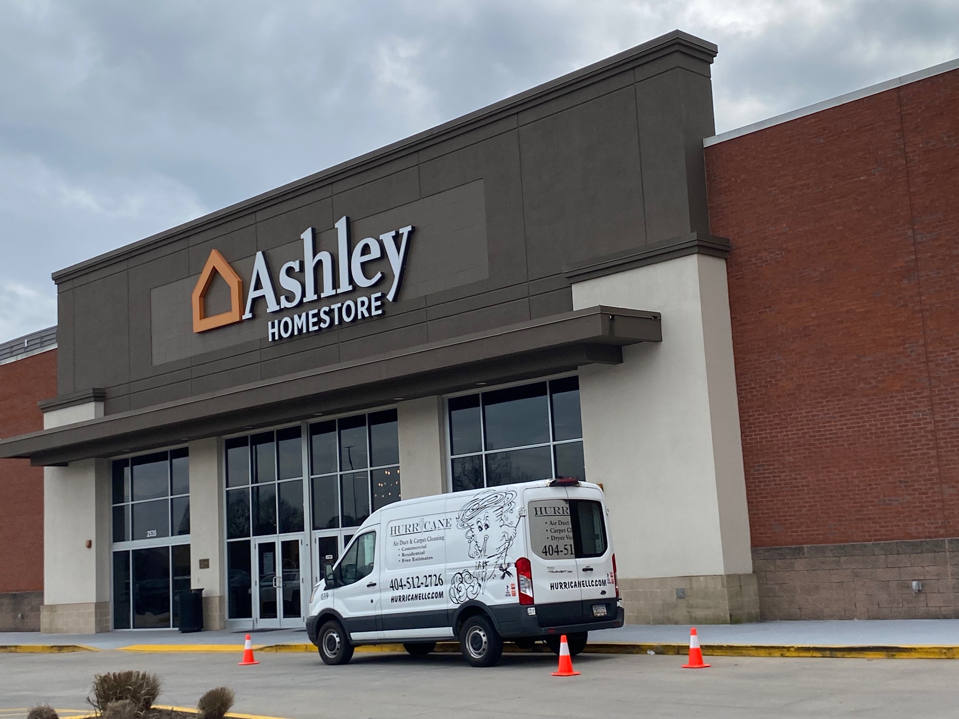 Ashley HomeStore — on-site commercial service