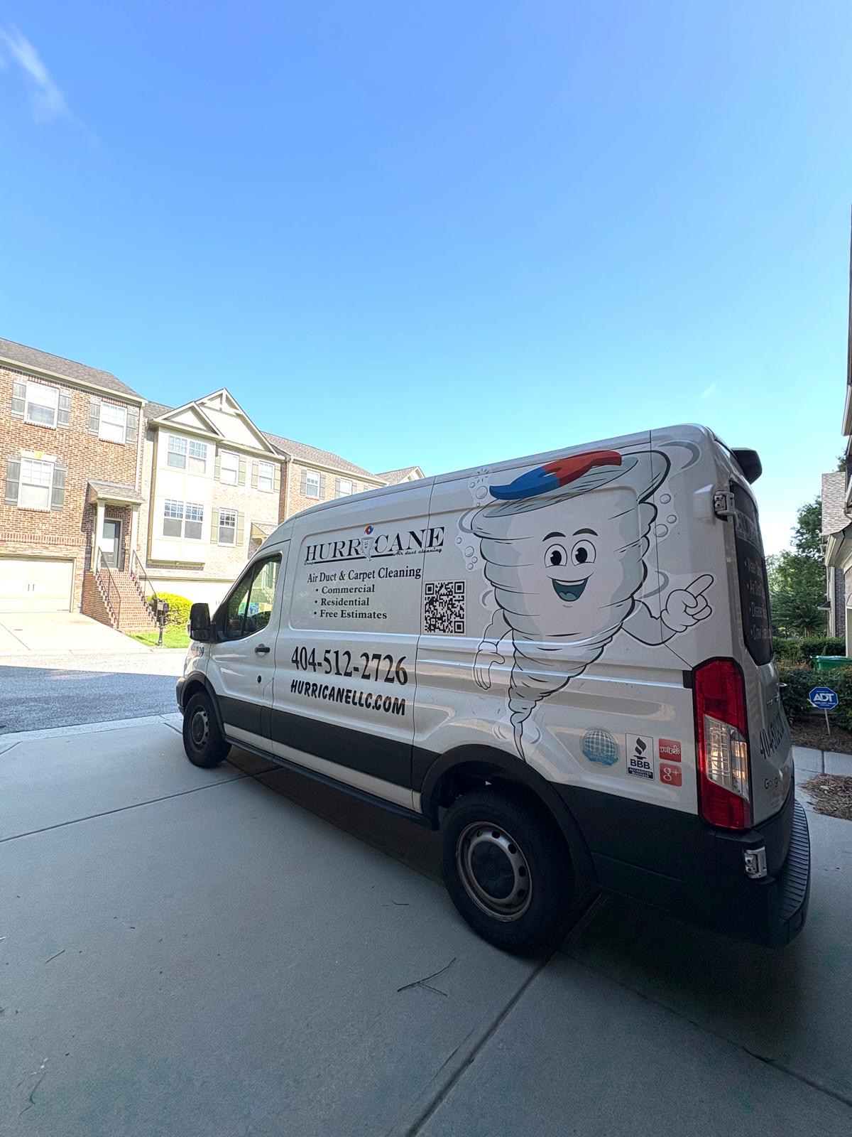 Commercial Air Care service van on site in Metro Atlanta